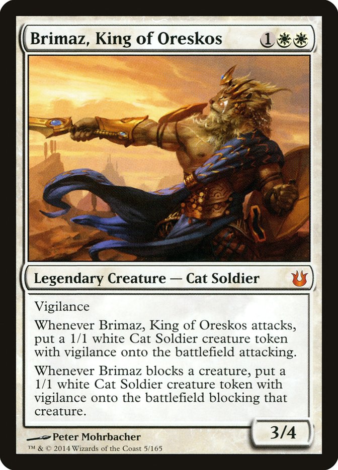 Brimaz, King of Oreskos [Born of the Gods] | Silver Goblin