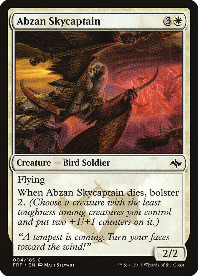 Abzan Skycaptain [Fate Reforged] | Silver Goblin