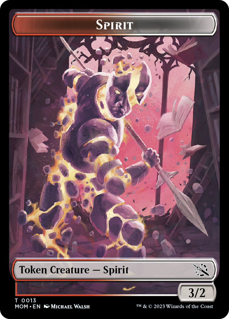 First Mate Ragavan // Spirit (13) Double-Sided Token [March of the Machine Tokens] | Silver Goblin