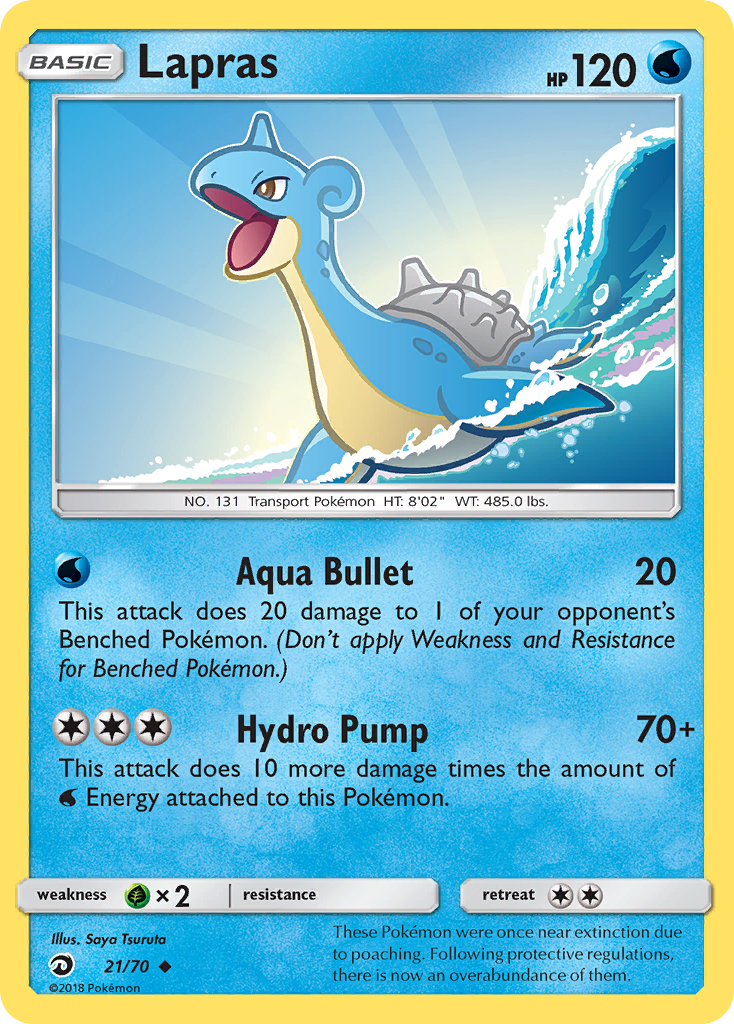 Lapras (21/70) [Sun & Moon: Dragon Majesty] | Silver Goblin