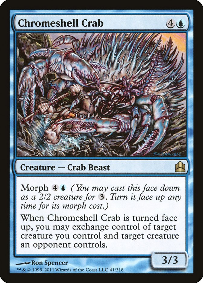 Chromeshell Crab [Commander 2011] | Silver Goblin