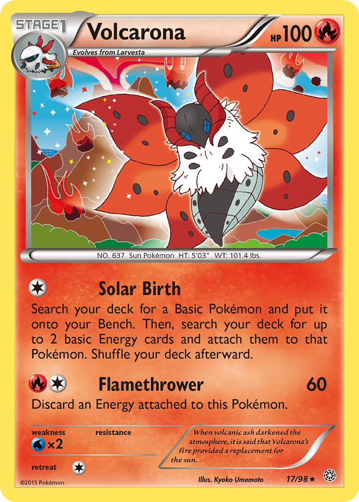 Volcarona (17/98) [XY: Ancient Origins] | Silver Goblin