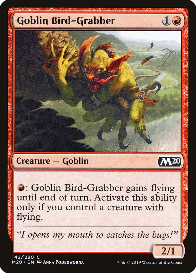 Goblin Bird-Grabber [Core Set 2020] | Silver Goblin