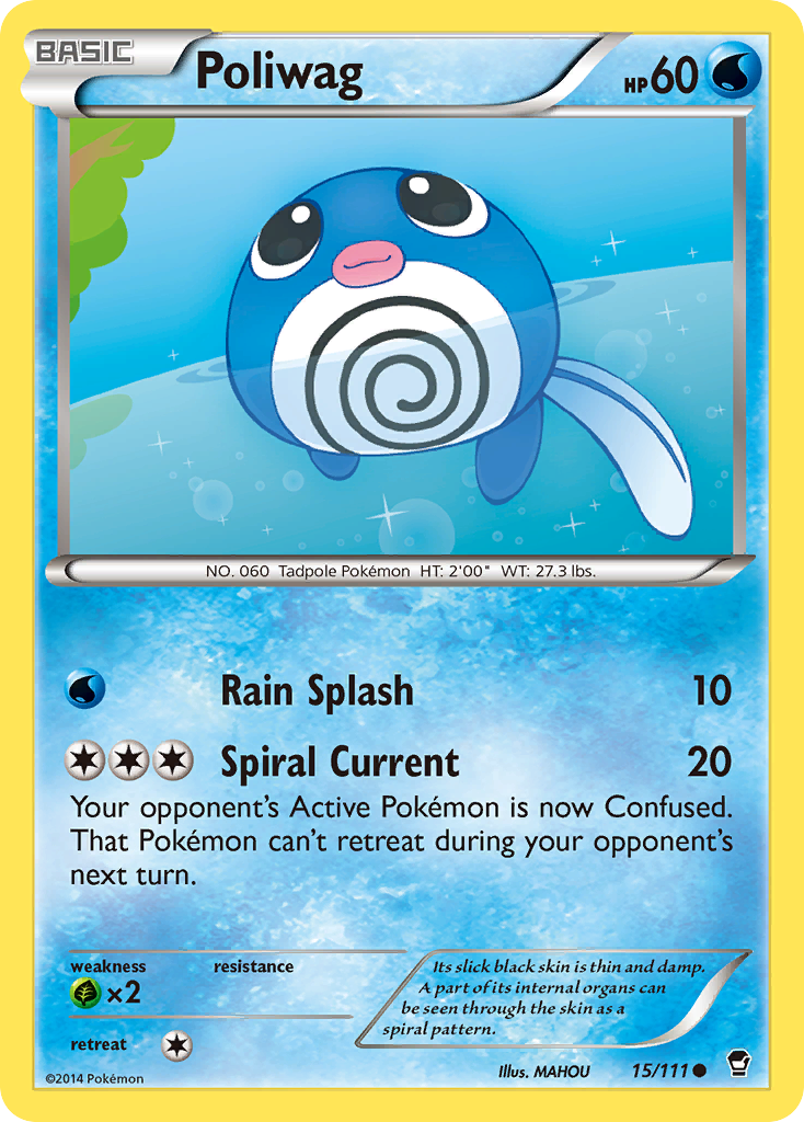 Poliwag (15/111) [XY: Furious Fists] | Silver Goblin