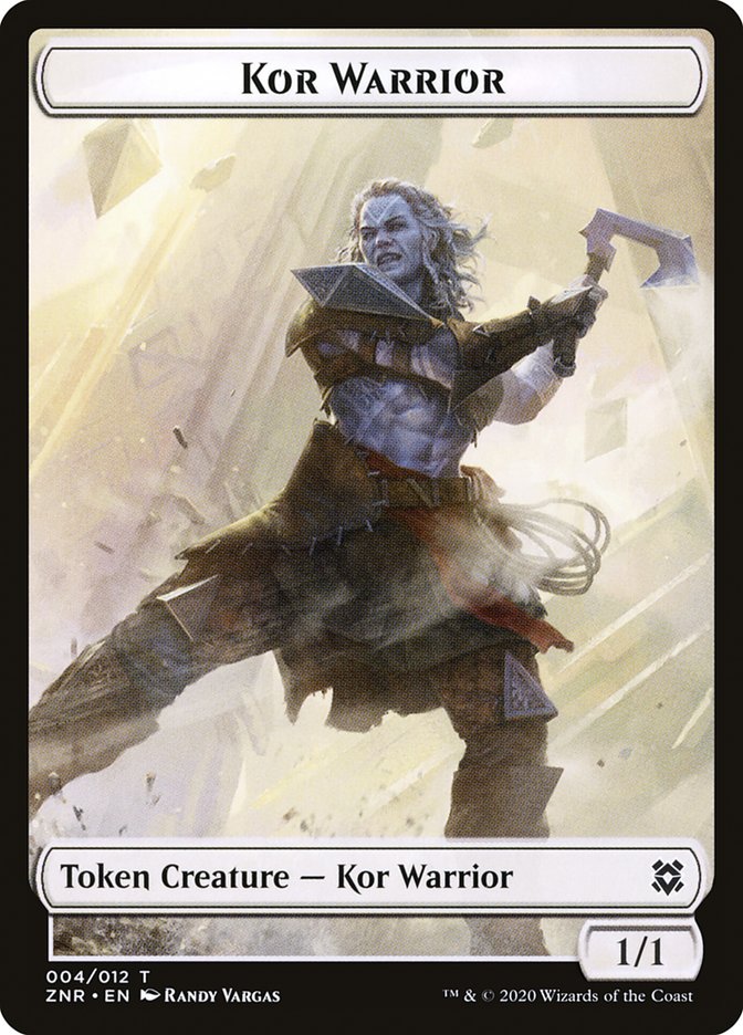 Goblin Construct // Kor Warrior Double-Sided Token [Zendikar Rising Tokens] | Silver Goblin