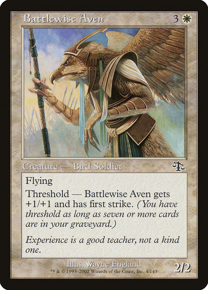 Battlewise Aven [Judgment] | Silver Goblin
