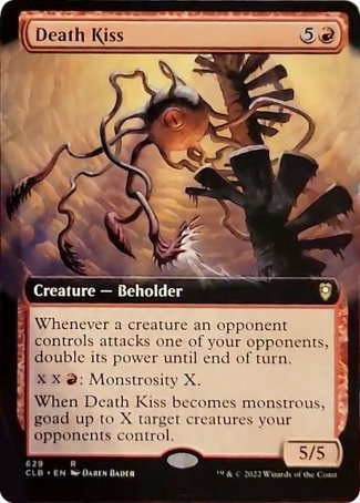 Death Kiss (Extended Art) [Commander Legends: Battle for Baldur's Gate] | Silver Goblin