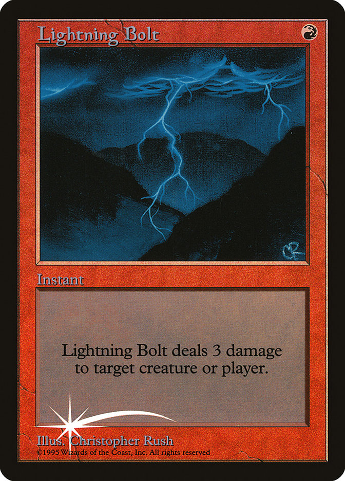 Lightning Bolt [Judge Gift Cards 1998] | Silver Goblin