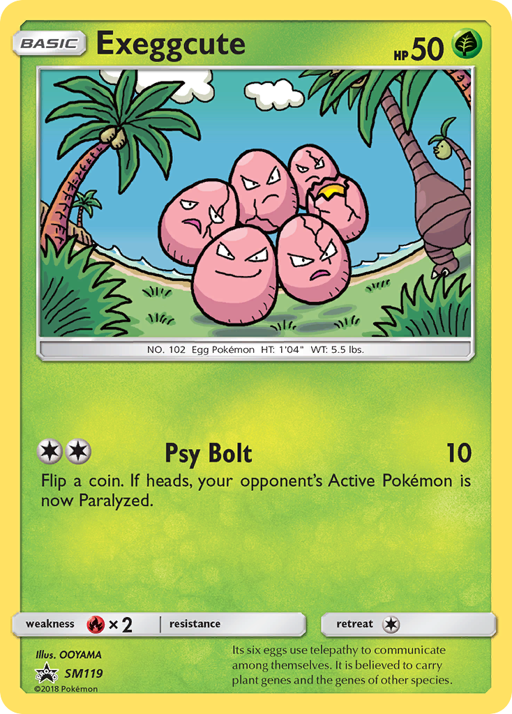 Exeggcute (SM119) [Sun & Moon: Black Star Promos] | Silver Goblin