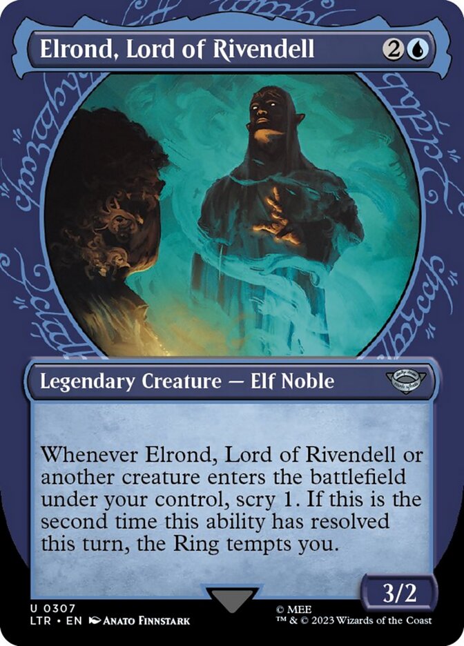 Elrond, Lord of Rivendell (Showcase Ring Frame) [The Lord of the Rings: Tales of Middle-Earth] | Silver Goblin