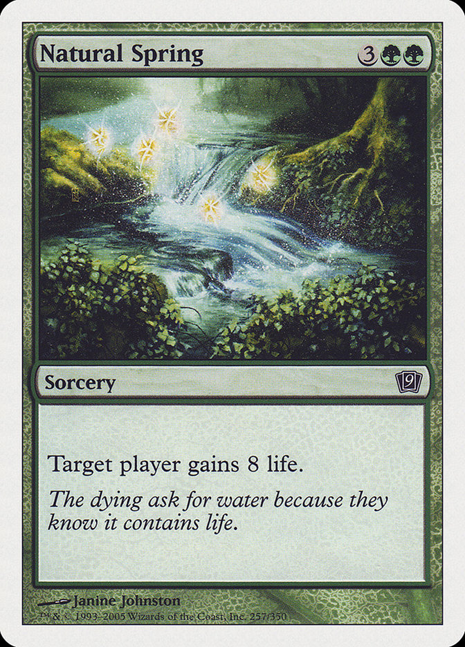 Natural Spring [Ninth Edition] | Silver Goblin