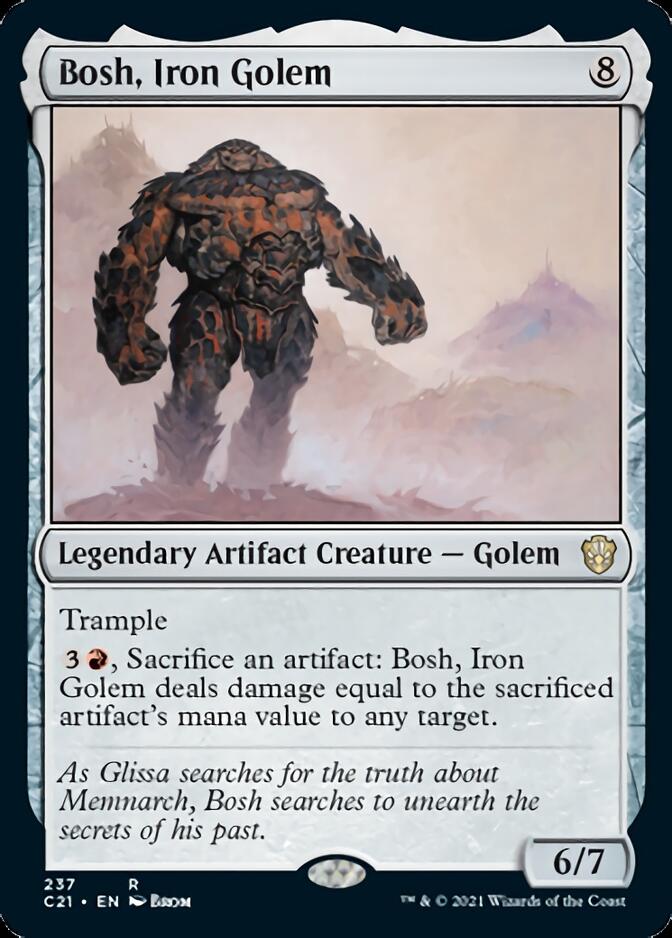 Bosh, Iron Golem [Commander 2021] | Silver Goblin