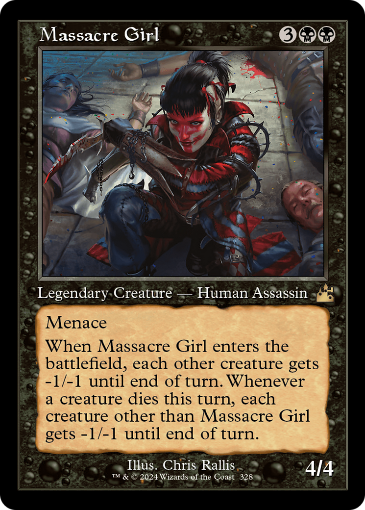 Massacre Girl (Retro) [Ravnica Remastered] | Silver Goblin