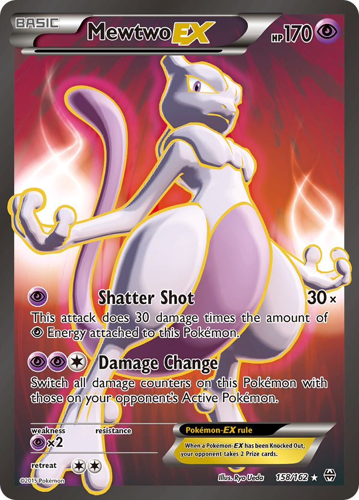 Mewtwo EX (158/162) [XY: BREAKthrough] | Silver Goblin