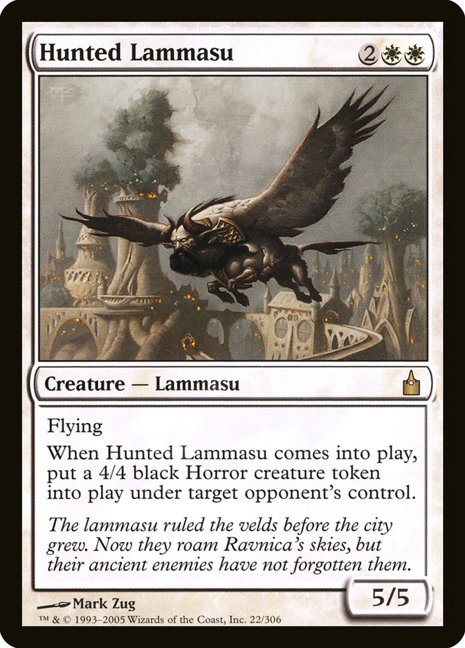 Hunted Lammasu [Ravnica: City of Guilds] | Silver Goblin