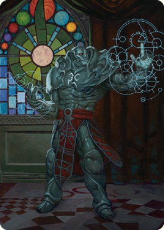 Karn, Living Legacy Art Card 2 [Dominaria United Art Series] | Silver Goblin