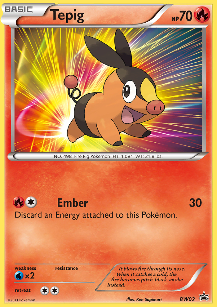 Tepig (BW02) [Black & White: Black Star Promos] | Silver Goblin