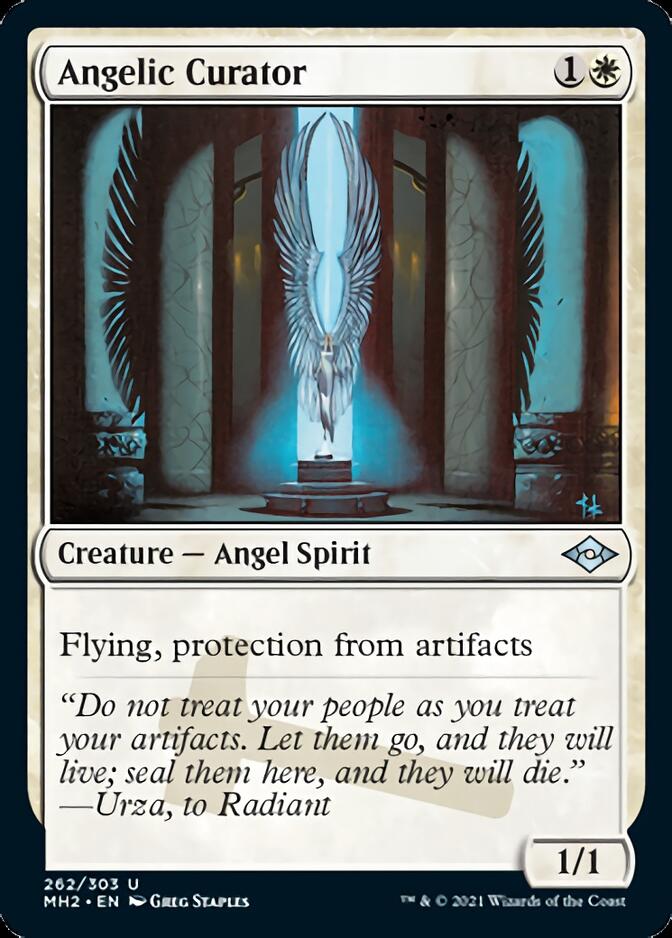 Angelic Curator (Foil Etched) [Modern Horizons 2] | Silver Goblin