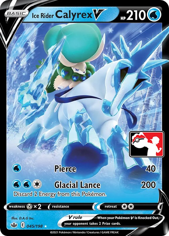 Ice Rider Calyrex V (045/198) [Prize Pack Series One] | Silver Goblin