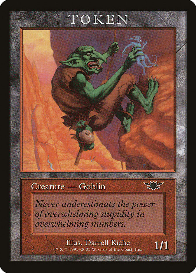 Goblin Token [Magic Player Rewards 2003] | Silver Goblin