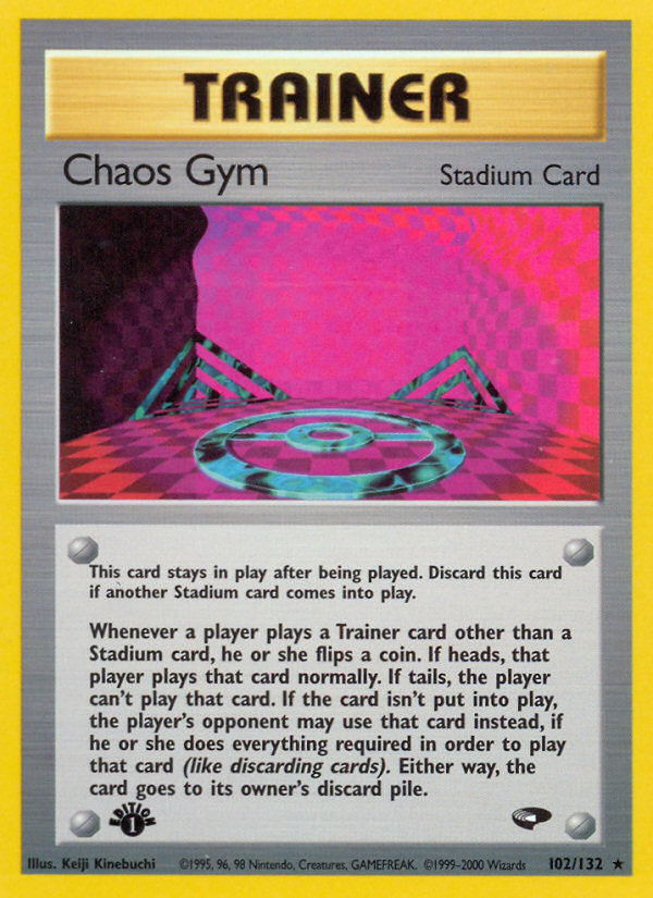 Chaos Gym (102/132) [Gym Challenge 1st Edition] | Silver Goblin