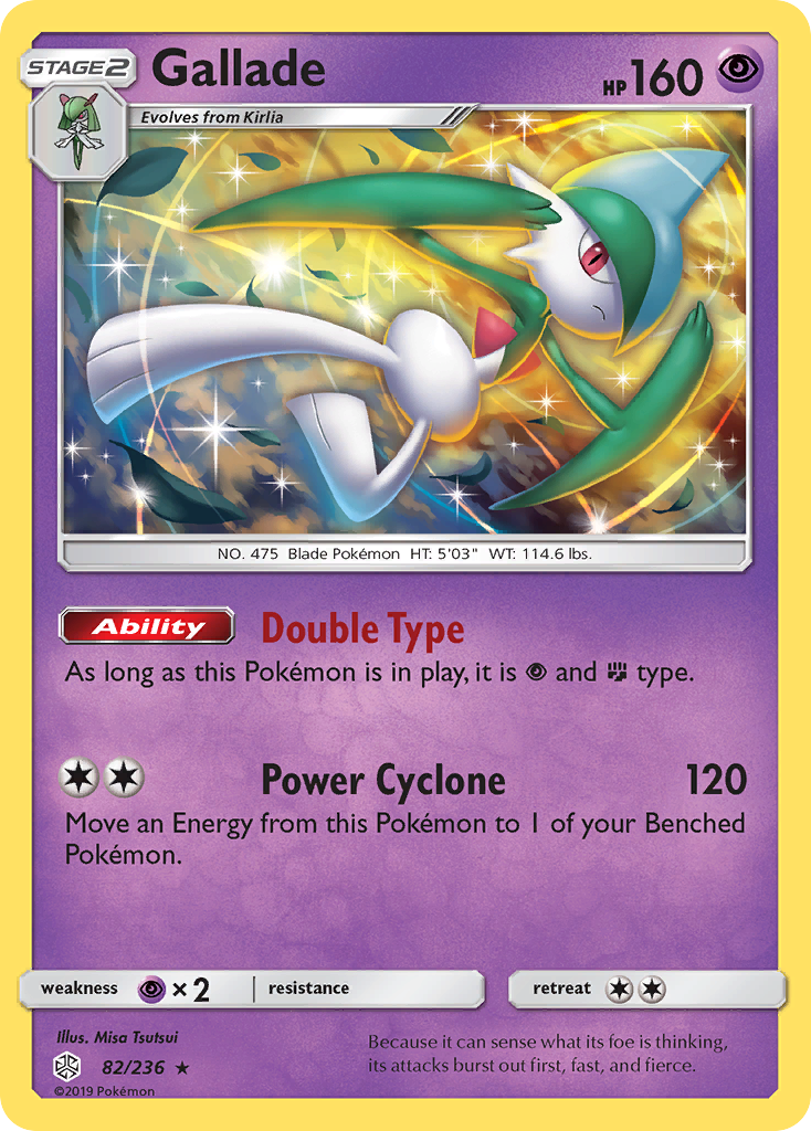 Gallade (82/236) [Sun & Moon: Cosmic Eclipse] | Silver Goblin