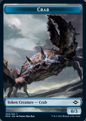 Crab // Food (18) Double-Sided Token [Modern Horizons 2 Tokens] | Silver Goblin