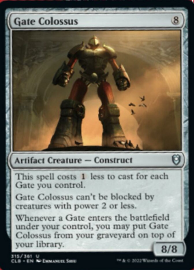 Gate Colossus [Commander Legends: Battle for Baldur's Gate] | Silver Goblin