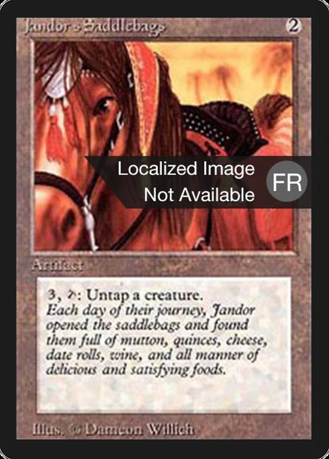 Jandor's Saddlebags [Foreign Black Border] | Silver Goblin