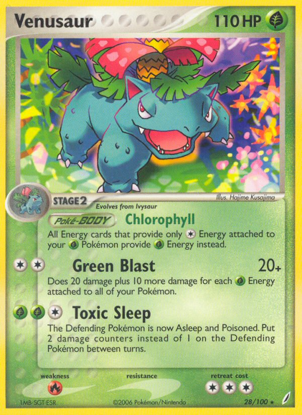 Venusaur (28/100) [EX: Crystal Guardians] | Silver Goblin