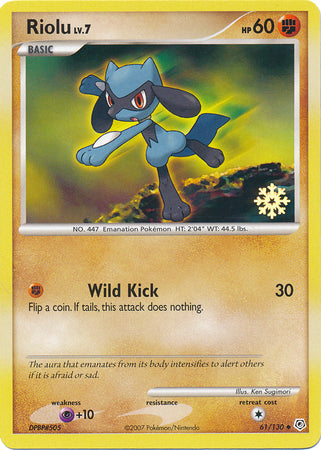 Riolu (61/130) [Countdown Calendar Promos] | Silver Goblin