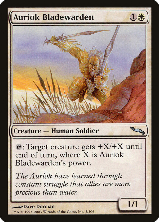 Auriok Bladewarden [Mirrodin] | Silver Goblin
