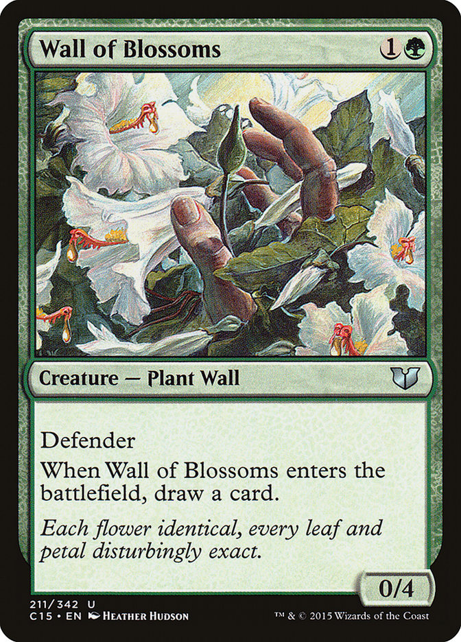 Wall of Blossoms [Commander 2015] | Silver Goblin