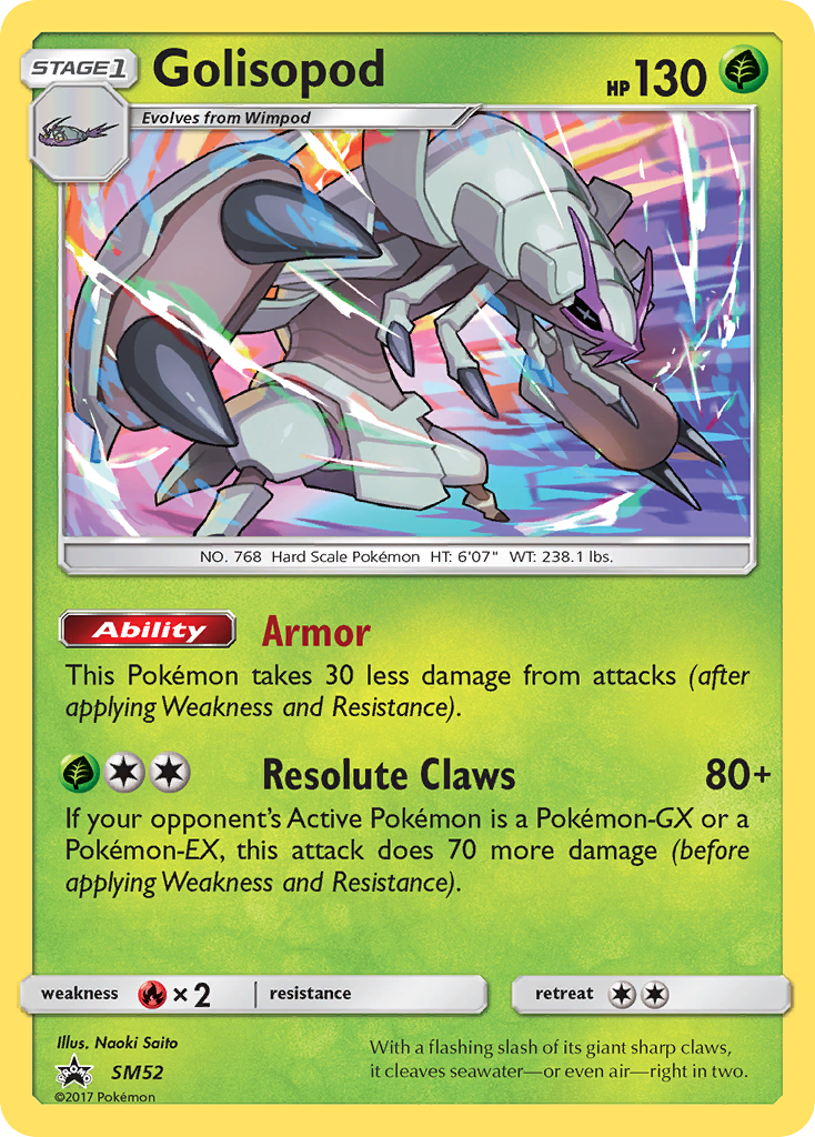 Golisopod (SM52) [Sun & Moon: Black Star Promos] | Silver Goblin