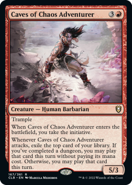 Caves of Chaos Adventurer [Commander Legends: Battle for Baldur's Gate] | Silver Goblin