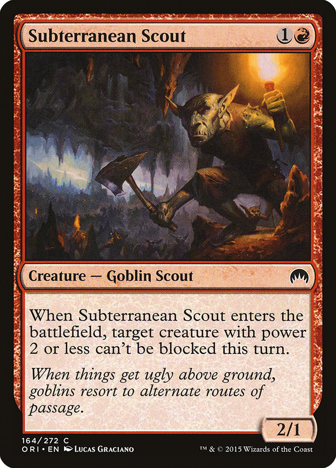 Subterranean Scout [Magic Origins] | Silver Goblin