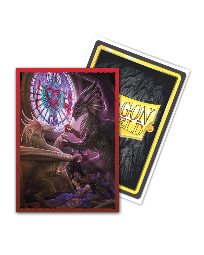 Dragon Shield Brushed Art: Valentine Dragons 2022 [100ct] | Silver Goblin