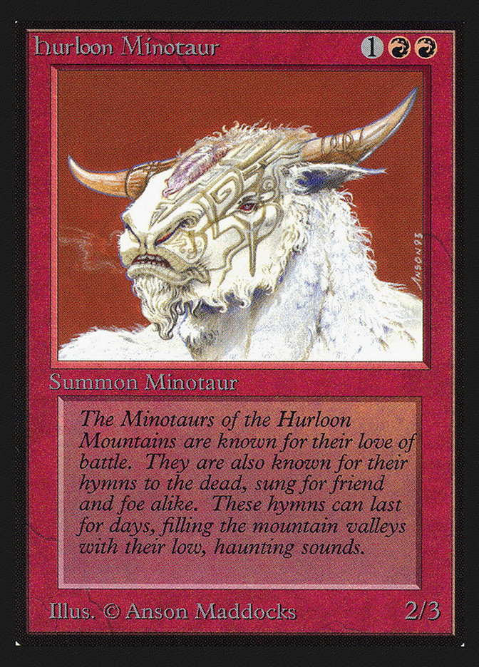 Hurloon Minotaur [International Collectors' Edition] | Silver Goblin