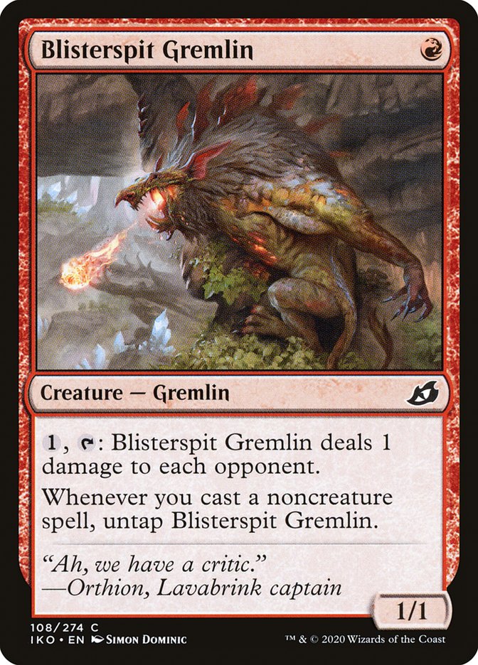 Blisterspit Gremlin [Ikoria: Lair of Behemoths] | Silver Goblin