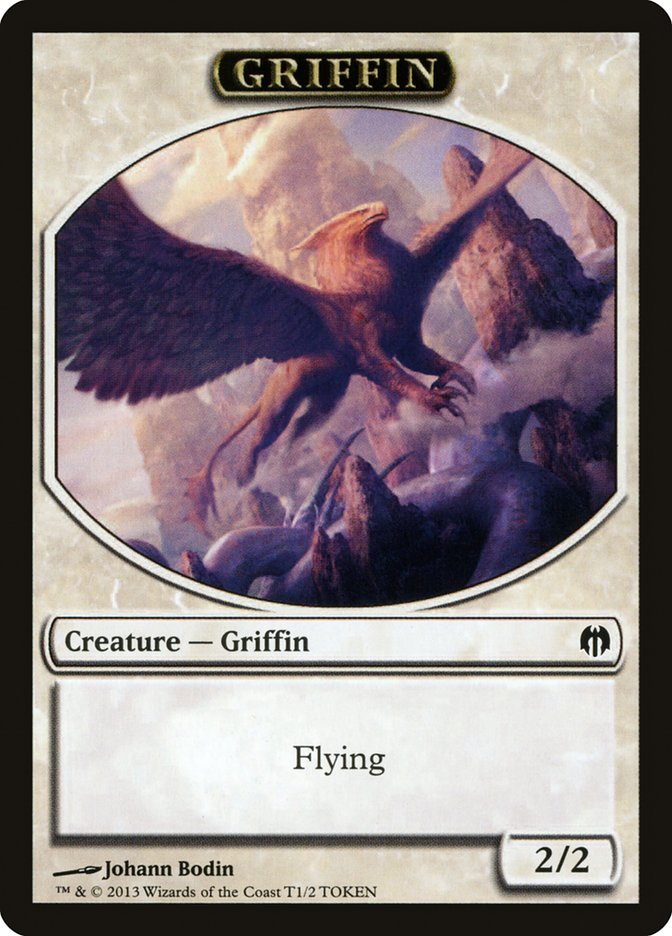 Griffin Token [Duel Decks: Heroes vs. Monsters Tokens] | Silver Goblin