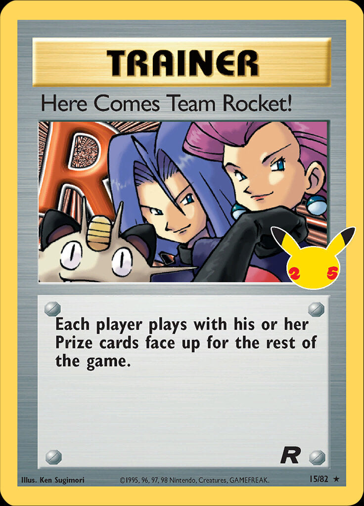 Here Comes Team Rocket! (15/82) [Celebrations: 25th Anniversary - Classic Collection] | Silver Goblin
