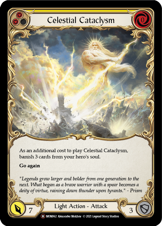 Celestial Cataclysm [U-MON062] (Monarch Unlimited)  Unlimited Normal | Silver Goblin