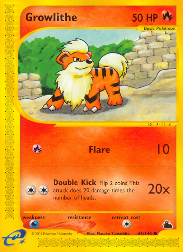 Growlithe (62/144) [Skyridge] | Silver Goblin