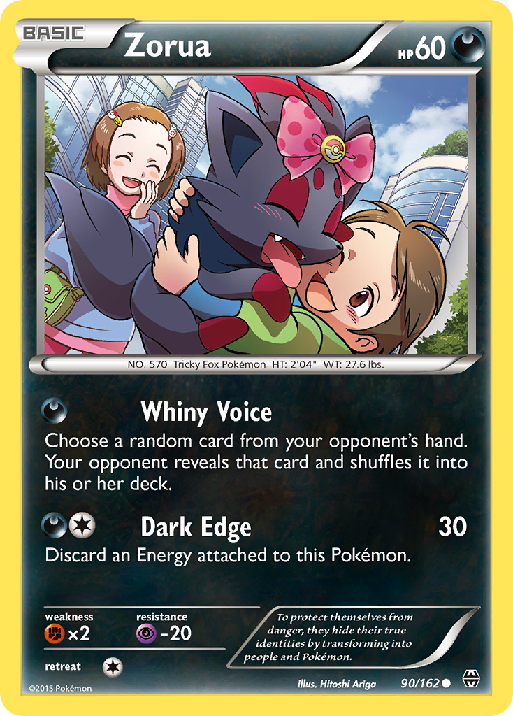 Zorua (90/162) [XY: BREAKthrough] | Silver Goblin