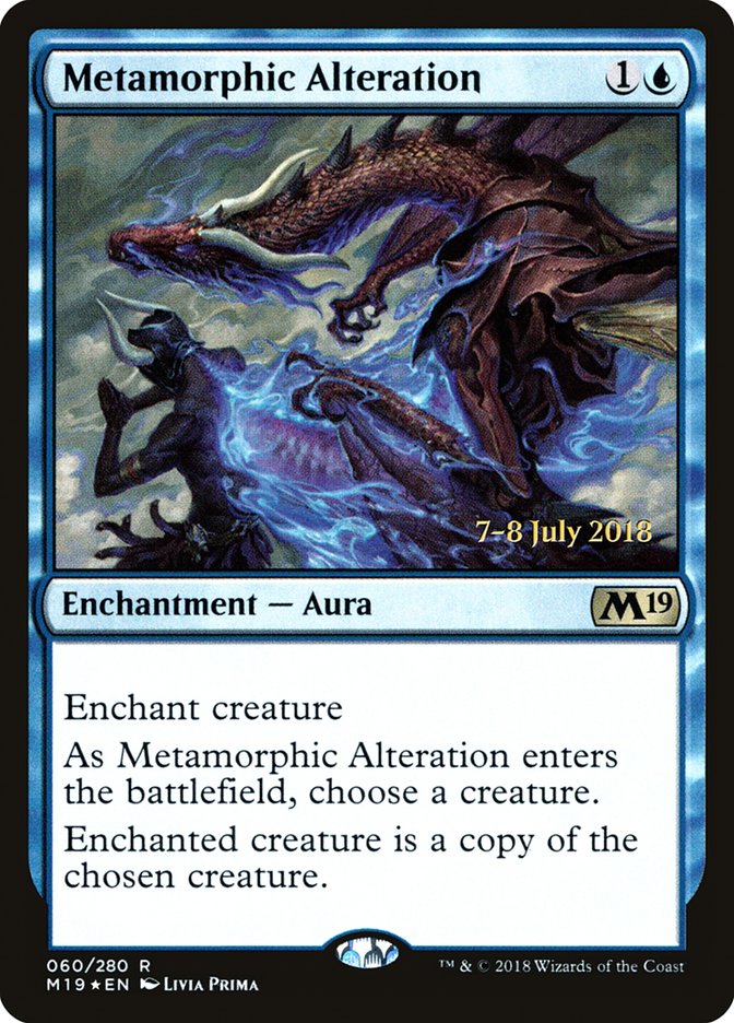 Metamorphic Alteration [Core Set 2019 Prerelease Promos] | Silver Goblin