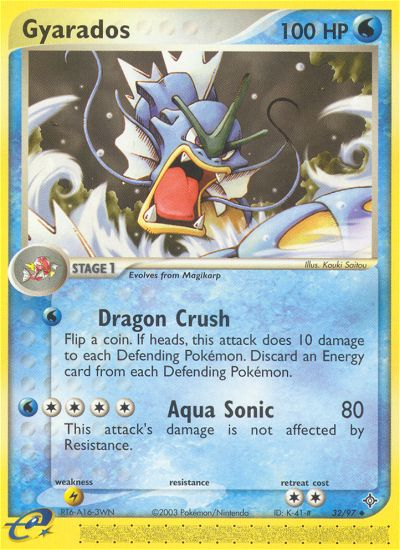 Gyarados (32/97) [EX: Dragon] | Silver Goblin