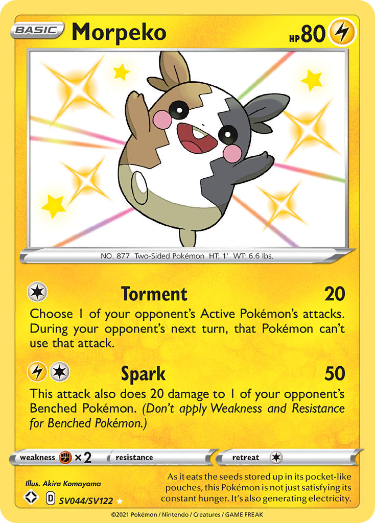 Morpeko (SV044/SV122) [Sword & Shield: Shining Fates] | Silver Goblin