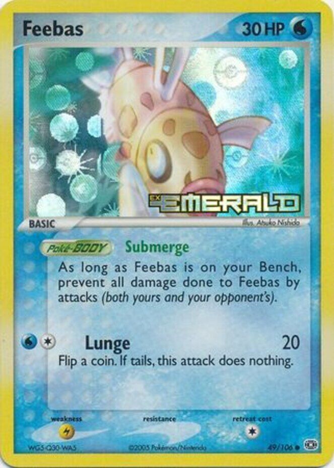 Feebas (49/106) (Stamped) [EX: Emerald] | Silver Goblin