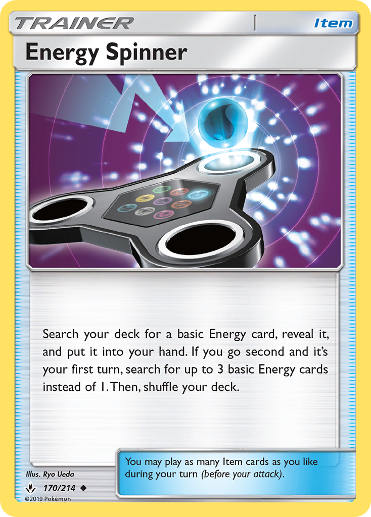 Energy Spinner (170/214) [Sun & Moon: Unbroken Bonds] | Silver Goblin