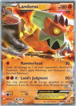 Landorus EX (89/149) (The Flying Hammer - Rowan Stavenow) [World Championships 2015] | Silver Goblin